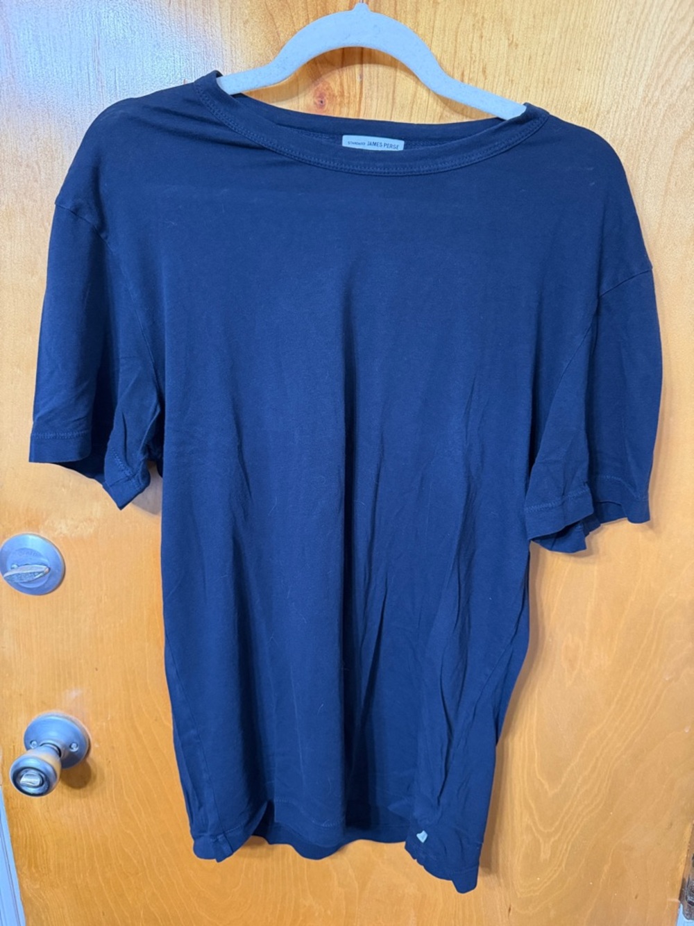 James Perse Navy Short Sleeve Crew Tee